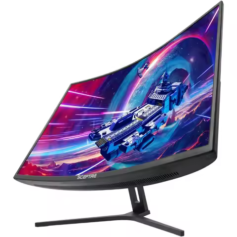 32-inch Curved Gaming Monitor Overdrive up to 240Hz DisplayPort 165Hz 144Hz HDMI AMD FreeSync Build-