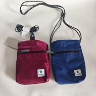 台灣 PORTER INTERNATIONAL 紅藍色尼龍布 直身 手機 斜咩袋