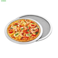 GIVEN Pizza Tools Bakeware Round 1 pcs Flat 6-12 in Pizza Screen