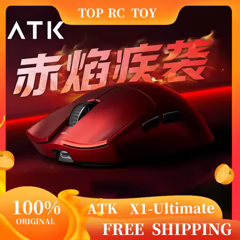 ATK Liekong X1 Ultimate Mouse Wireless Bluetooth 2.4G Mouse Paw3950/Ultra 8k Mouse Lightweight 49G F