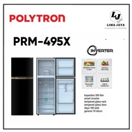 KULKAS 2 PINTU POLYTRON PRM 495X INVERTER