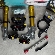 XMAX V1 V2 V3 Original SMRT USD Fork Cover Combo SMRT Stylema TX4 4Pot & Billet P34 S01 2Pot Caliper