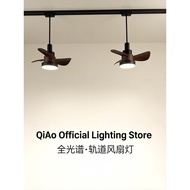 Mobile suction fan, silent fan light, super ceiling fan, large track, commercial two-phase, suitable