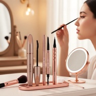 O.TWO.O Waterproof Eye Makeup Kit - 3-Piece: Mascara, Eyebrow Pencil & Eyeliner, Long-Lasting & Smud