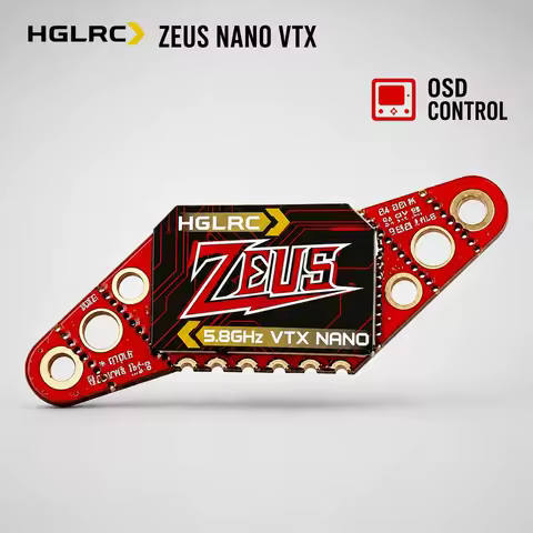 HGLRC Zeus Nano VTX 350mW 5.8GHz 40CH Analog FPV Video Transmitter IRC Tramp Mic TBS Unify Pro32 Alt