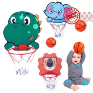 Cartoon Lion Basketball Hoop Toy Children's Hanging Toy Sports Basket Shooting Q5e1