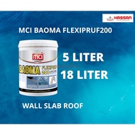 MCI BAOMA FLEXIPRUF200 / Waterproof Coating 5Liter &amp; 18Liter/ For Interior &amp; Exterior