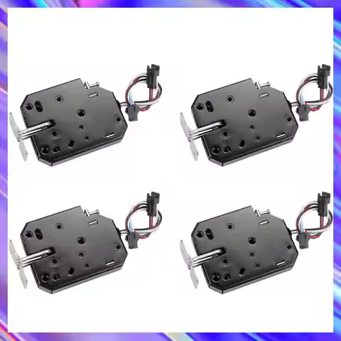 M09K 4X Small 12V 1.5A Electronic Lock Latch Release Assembly Electromagnetic Control Metal Safety M