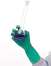 Ansell BSAN-L BioClean Synergy Non-Sterile Nitrile Glove, 12" Length, Ambidextrous, Green, L (Pack o