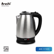Arashi Electric Kettle - Electric Kettle - Water Heater - AKE S1503 - 1.5 Liter