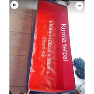 Terlaris terpal lembara tipe A5. ukura 2x3 dan bagus bisa buat tenda dan warung/ kolam ikan.