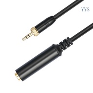 YYS 30cm 3 5mm Male to 6 35mm Female Microphones AUX Adapters Cable Conversion Cord