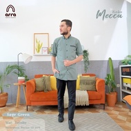 BAJU KOKO MUSLIM LENGAN PENDEK PRIA DEWASA ARRA ORIGINAL PREMIUM JUMBO