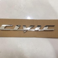 Civic Chrome Emblem For Civic Fd Trunk