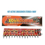4 WAY STEREO ACTIVE CROSSOVER KIT