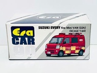 全新 未開封 Era Car No. 90 Scale 1:64 1/64 比例 合金 車仔 鈴木 Suzuki Every Mini Fire Van (LSA) 香港 消防處 長洲 消防局 小型 消防車 F4201