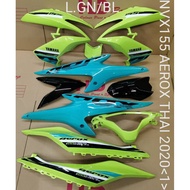 NVX155 (V1) HLD COVERSET - AEROX THAI 2020 (1) [ L.GREEN + BLUE ] AEROX155