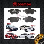 BREMBO Front Brake Pads (1 set) - Peugeot 308 Turbo, Peugeot 3008, Peugeot 408 1.6, Peugeot RCZ 1.6 Turbo