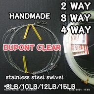 PERAMBUT Candat Sotong Pantai Timur ANTI KUSUT DUPONT TYREX (CLEAR)