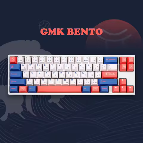 GMK Bento Keycaps, 134 Keys PBT Keycaps Cherry Profile DYE-SUB Personalized GMK Keycaps For Mechanic