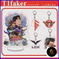 T1 faker lck Keychain Cute Toy Model