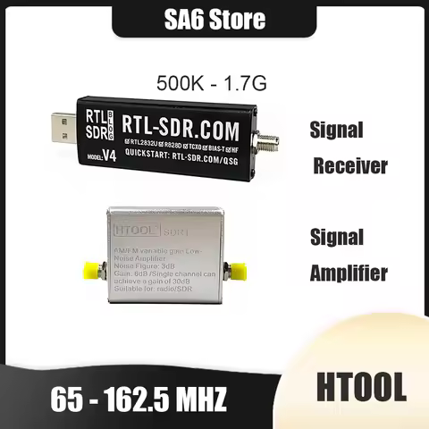 SDR-V4 Blog RTL R828D RTL2832U 1PPM TCXO SMA RTLSDR Software Defined Radio SDR1 Low Noise Amplifier 