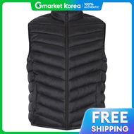 เสอกกบนวมแบบซปเตมตว นำหนกเบา คอสง สำหรบผชาย ฤดหนาว รน IE-VEP-4006-สดำ