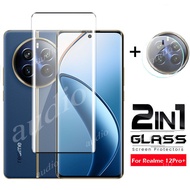 2in1 Hot Bending 3D Screen Protector Tempered Glass For Realme 13 12 Pro Plus 5G 2024 Screen Protect