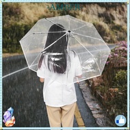 AMBER Transparent Umbrella, Folding 3-fold Automatic Folding Umbrella, Portable Transparent Automati