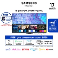 Samsung 98” QLED 4K Q80C Smart TV, 4 Ticks / 36 Months Warranty [Ships from 22 Dec 2023]