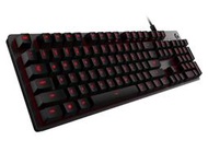 米特3C數位–Logitech 羅技 G413 機械式背光遊戲鍵盤/黑色/背光/RGB/防潑水/電競鍵盤