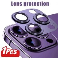 1 แพ็ค ฟิล์มกันรอยเลนส์กล้องโลหะแอปเปิ้ล สำหรับ 14 Pro Max/14 Pro กระจกนิรภัยปกป้องเลนส์กล้อง รองรับ