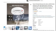 Tuya ZigBee Smart Smoke Detector WiFi Security Protection Smoke Alarm Fire (Zigbee, Wifi), Alexa, Ho