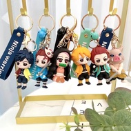 GANTUNGAN Demon Slayer Character KeyChain Demon Slayer 3D Anime KeyChain