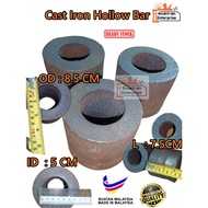 (READY STOCK)Cast Iron Hollow Bar /Besi Bulat/Bar/Hollow Bar/Cast Iron Besi Bulat