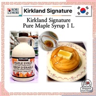 [Kirkland Signature] Pure Maple Syrup – 1 L (Canada Grade A Amber, Rich Taste), pencake syrup