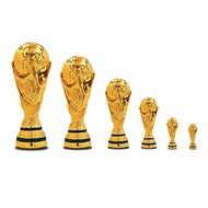Qatar Trophy Full Gold Plated Resin Cup Model Souvenir Football Crafts Decoration Fans
