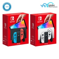 Nintendo Switch OLED Model 64GB Console Neon Red &amp; Neon Blue / White Joy-Con - NS Consoles