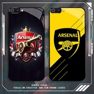 GK-28 FC Arsenal Glass Casing for OPPO Realme A3S A5 A12E C2s C2 C1