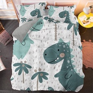 Cartoon Dinosaur Bedding Set Twin Queen King Size Animal Printed Duvet Cover + Pillowcase Home Kids 