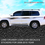 Fit for Toyota land cruiser sticker color stripe Land Cruiser lc200 Decals Car Stickers