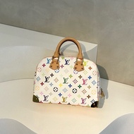 LV白三彩中古手提包