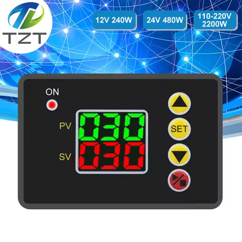 0-999s/min/hour TZT DC 12V 24V AC 110V 220V Digital Time Delay Switch Relay T2310 Open Timer Control