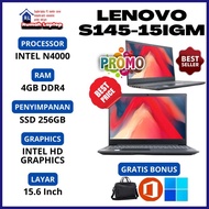 [✅New Ori] Promo Laptop Lenovo S145-15Igm Intel N4000 Ram 4Gb Ssd