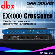 【Ready Stock】DBX EX4000 crossover 4 way Professional 2 stereo channels 4 mono channels