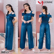 จั้มสูทยีนส์  Jumpsuit jeans กางเกงยีนส์ ชุดยีนส์ ชุดเดรสกางเกง กางเกงยีนส์ มีบิ๊กไซส์ยีนส์ ไซส์พิเศ