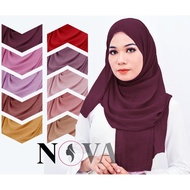 SHAWL CHIFFON CRUSH FRINGE