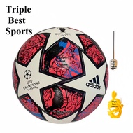 ⚽Champions League Bola Sepak UEFA Soccer Training Ball Final Ball Number 5 PU Anti-Slip Football/Ind