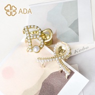 [Official Direct Sales] ADA Letter B Character Pearl Metal Grab Clip 2.7cm-2 Pcs