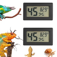 Reptile Thermometer and Humidity Gauge Digtal Terrarium Thermometer Rectangle Bearded Dragon Cage Ac